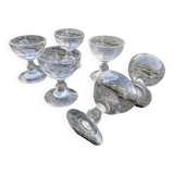 Verre à liqueur à facette Napoléon 3