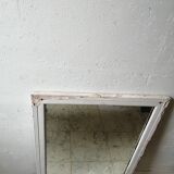 Vintage wood mercury mirror