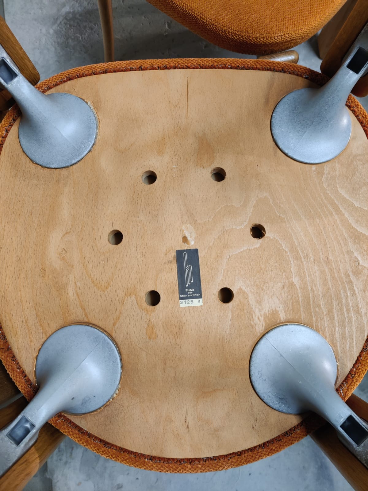 Suite of 8 Bruno Rey chairs