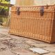 Rattan storage trunk late nineteenth century