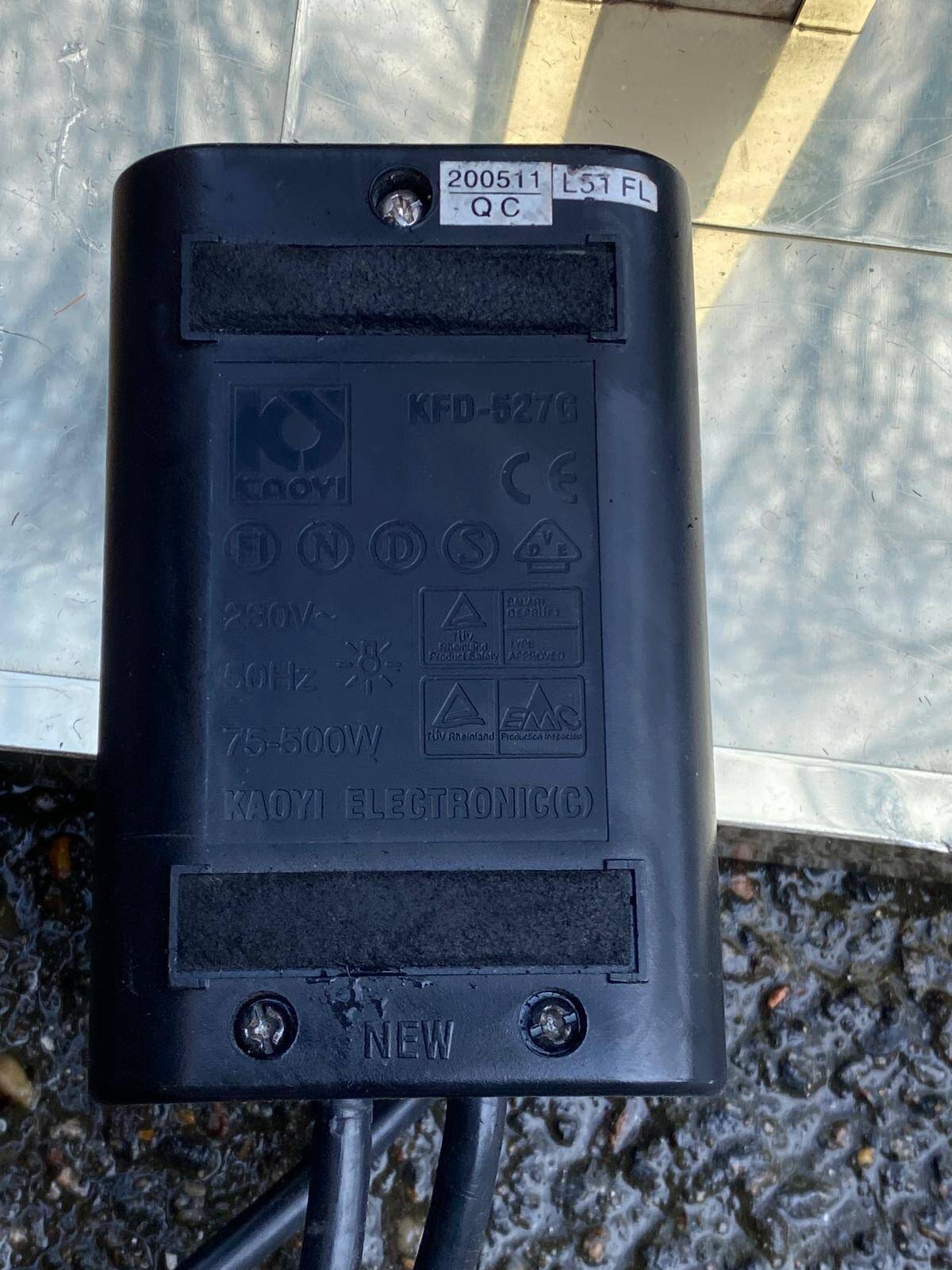 Square Art Deco vintage halogen floor lamp in gilded brass