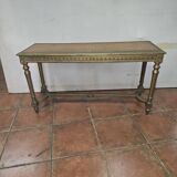 Old Louis XVI style gilded piano bench