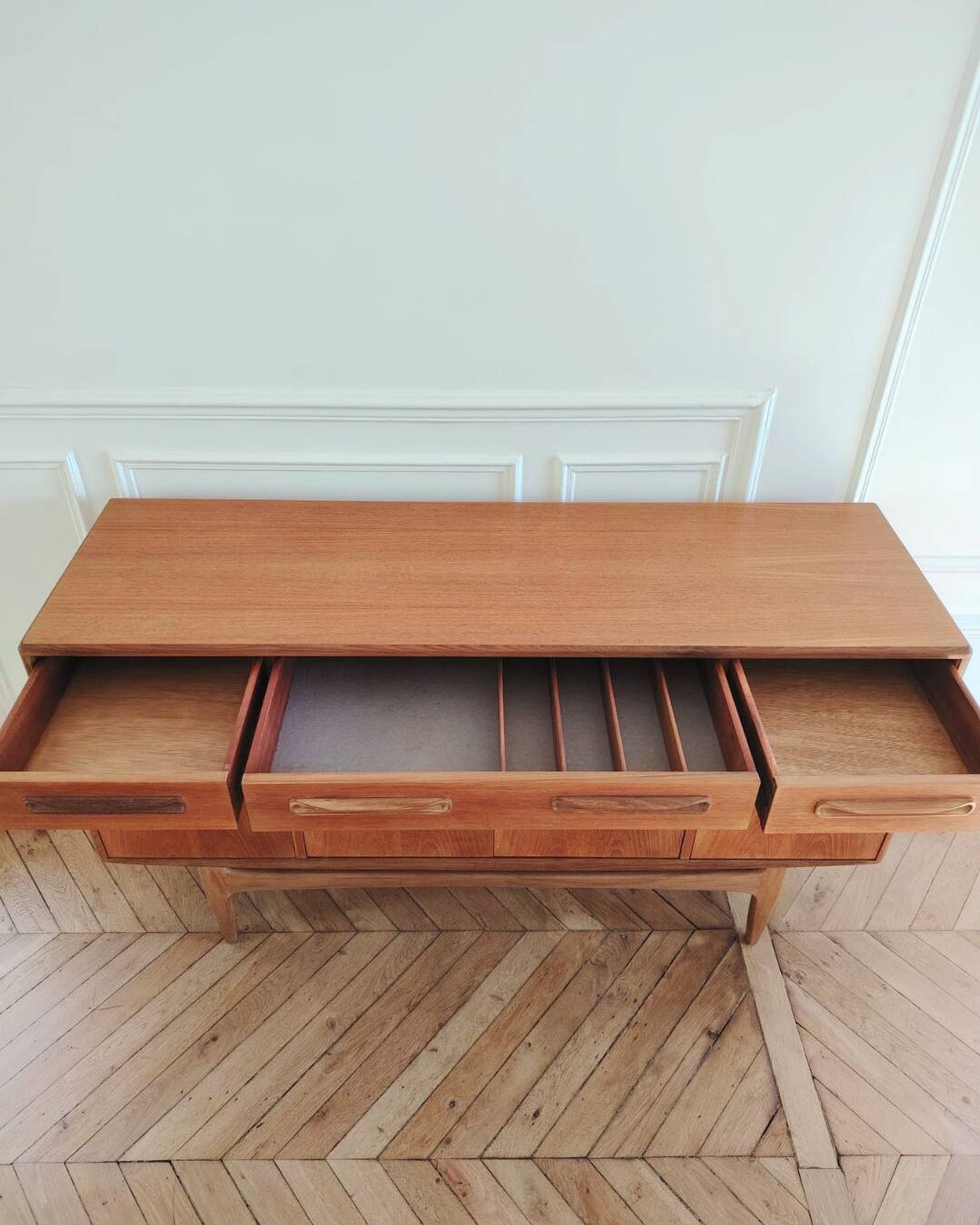 Renovated G Plan Fresco enfilade, Scandinavian style, 1960s vintage.