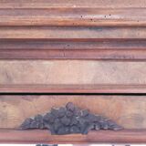 Old one-door wardrobe with mirror