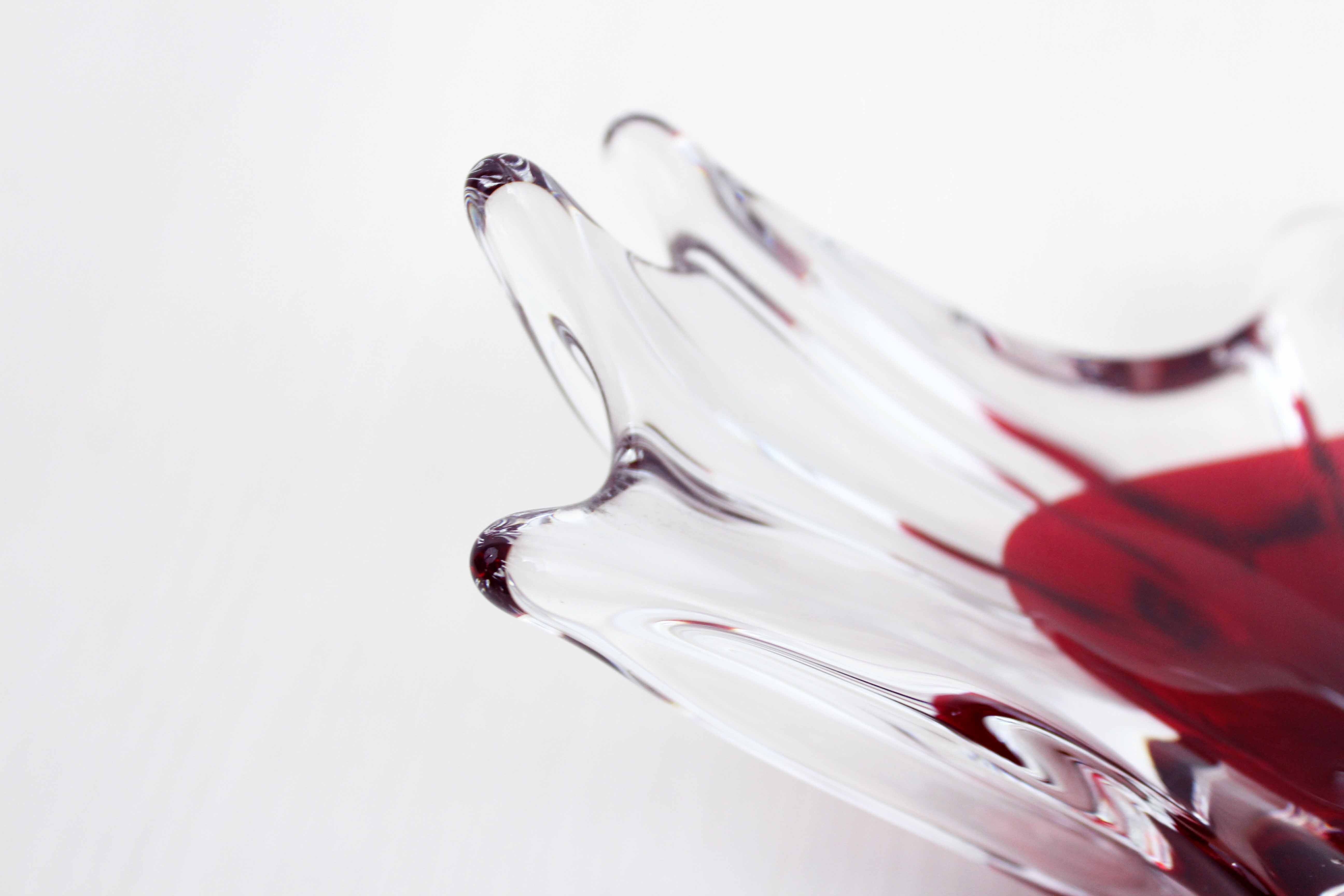 Empty vintage glass pocket