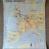 Former rossignol school map of europe.