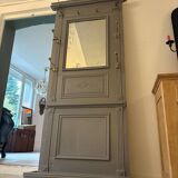 Louis XVI style cloud gray wardrobe