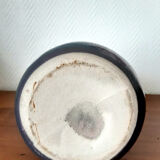 Vintage cracked ceramic bottle vase