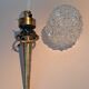 1960s gilded brass wall light.