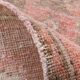 Turkish Salmon Brown Vintage Runner Rug, 91x362Cm