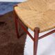 Vintage Teak Stool Chair Soborg Niels Möller Danish Mid Century