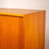 Mid Century Teak and Steel Wardrobe by Franz Meyer Möbel, 1960's, Germany