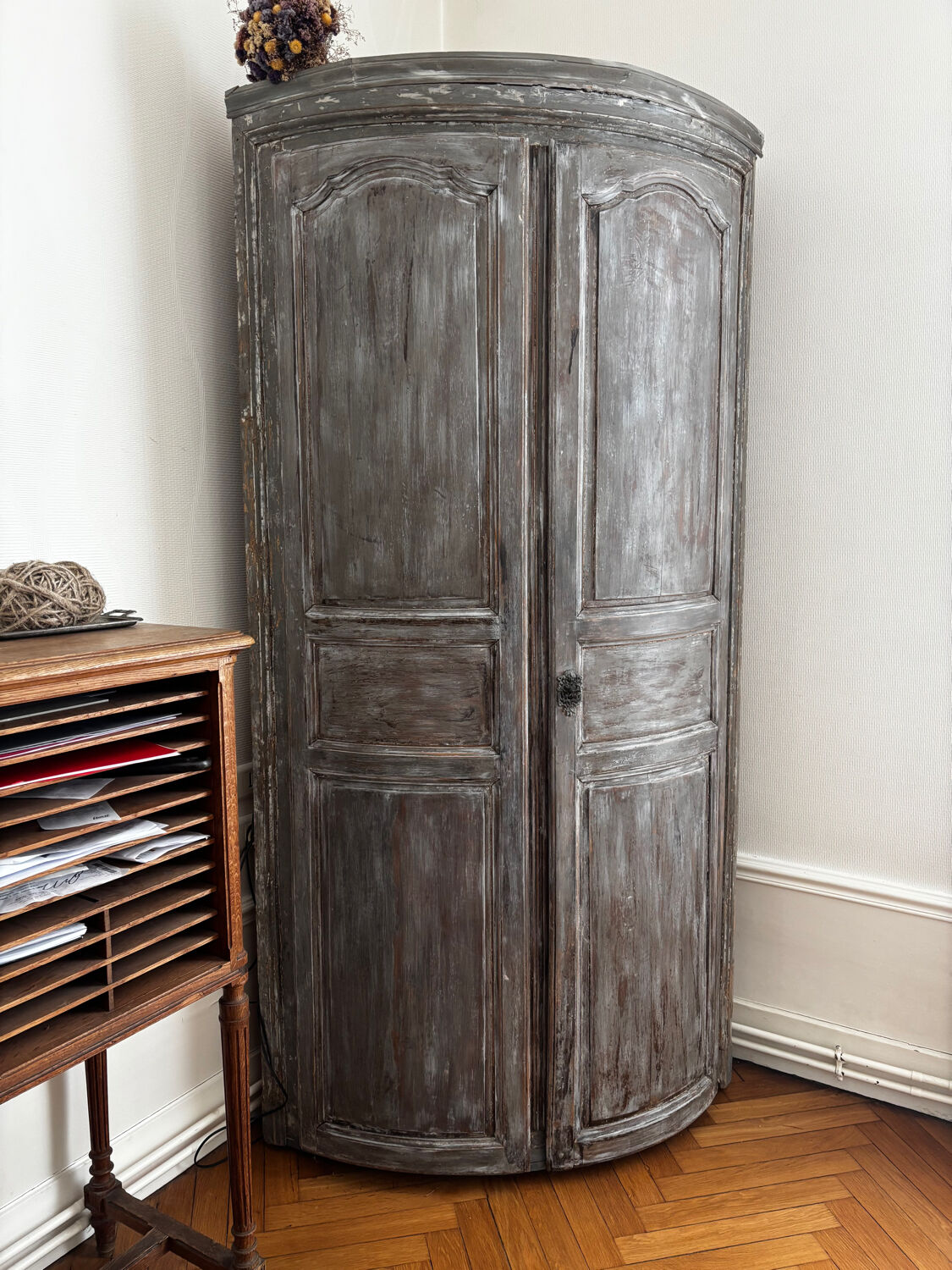 Antique corner cabinet