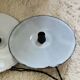 Enameled sheet metal pendant lights