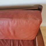 Dyrlund leather sofa from the 60s