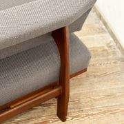 Mid Century Design Extendable Three-Seat Sofa or Daybed by Hans Bellmann for Wilkhahn