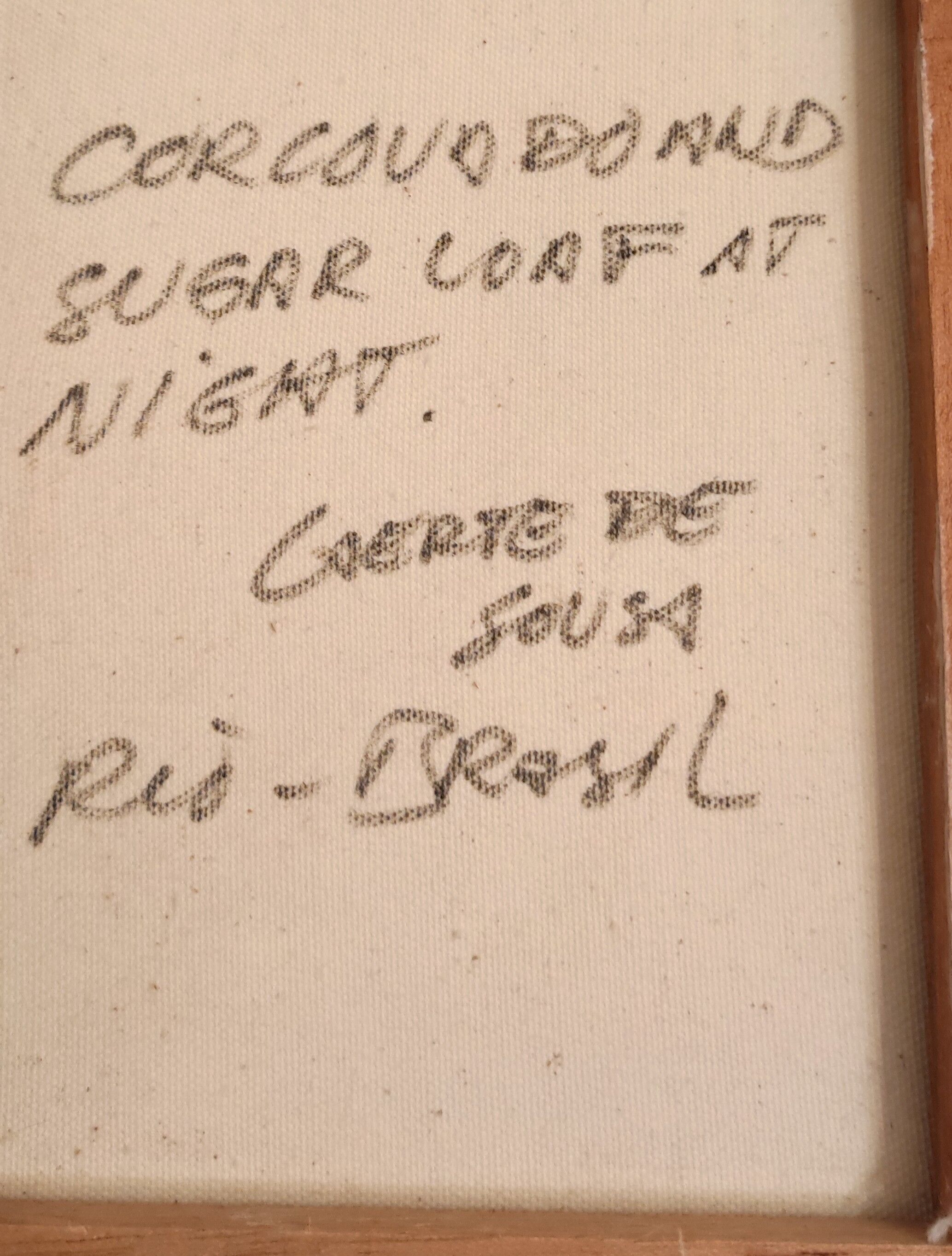 Oil on canvas signed Laerte De Souza