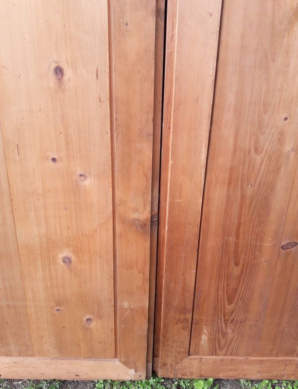 Pair of doors 248x129cm old