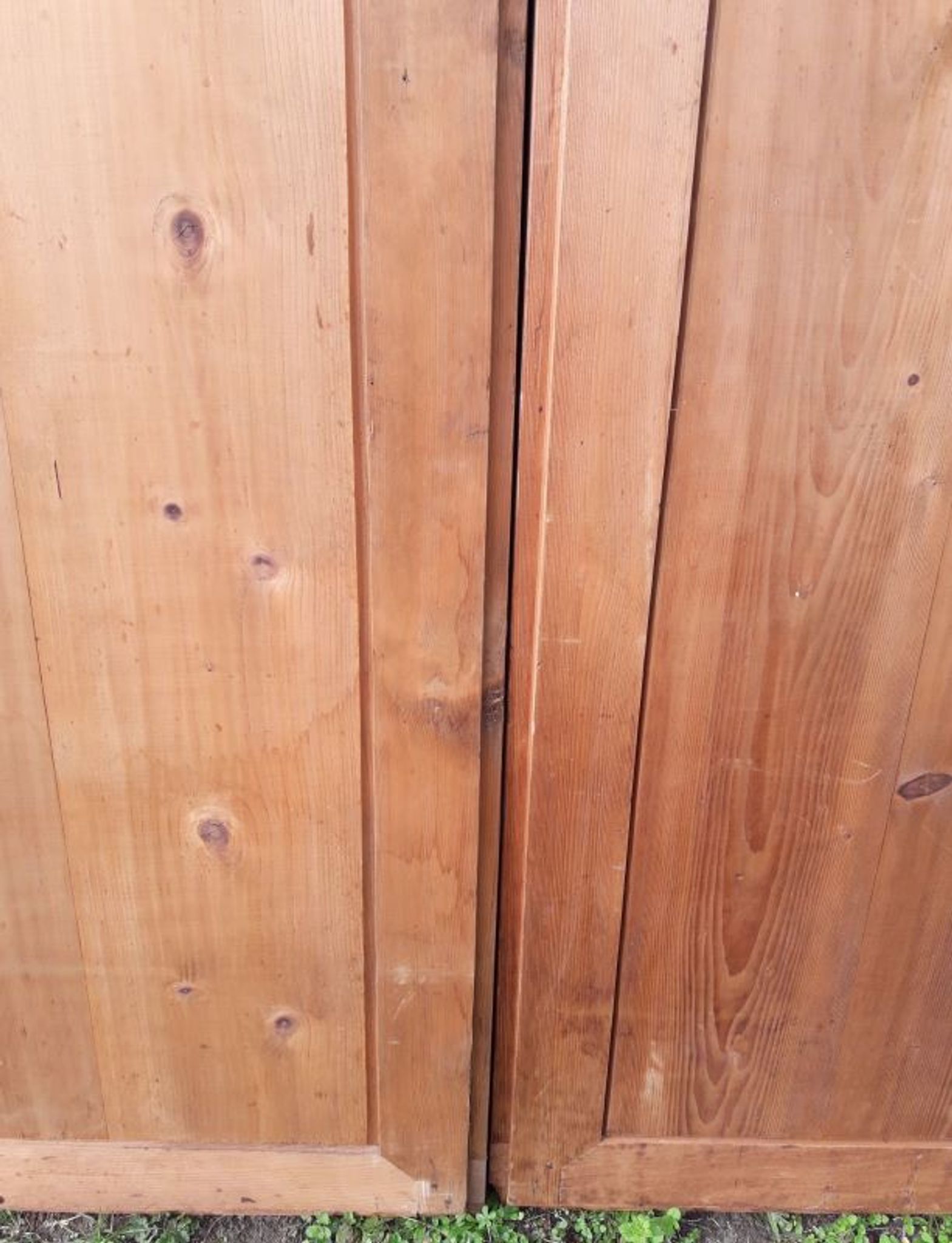 Paire de portes 248x129cm anciennes