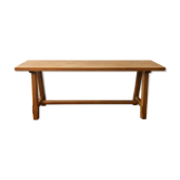Banc en bois massif vintage