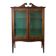 Vintage display cabinet in marquetry wood
