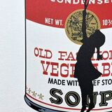 Death Nyc - Banksy Flying Balloon Girl and Campbell Soup - Limited Edition
