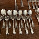 Cutlery 168 pieces silver metal Saint Médard Louis XV style