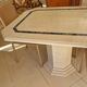 Marble dining table for 6 people.