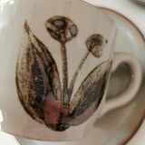 Set of 6 large sandstone cups from the vintage Arnon