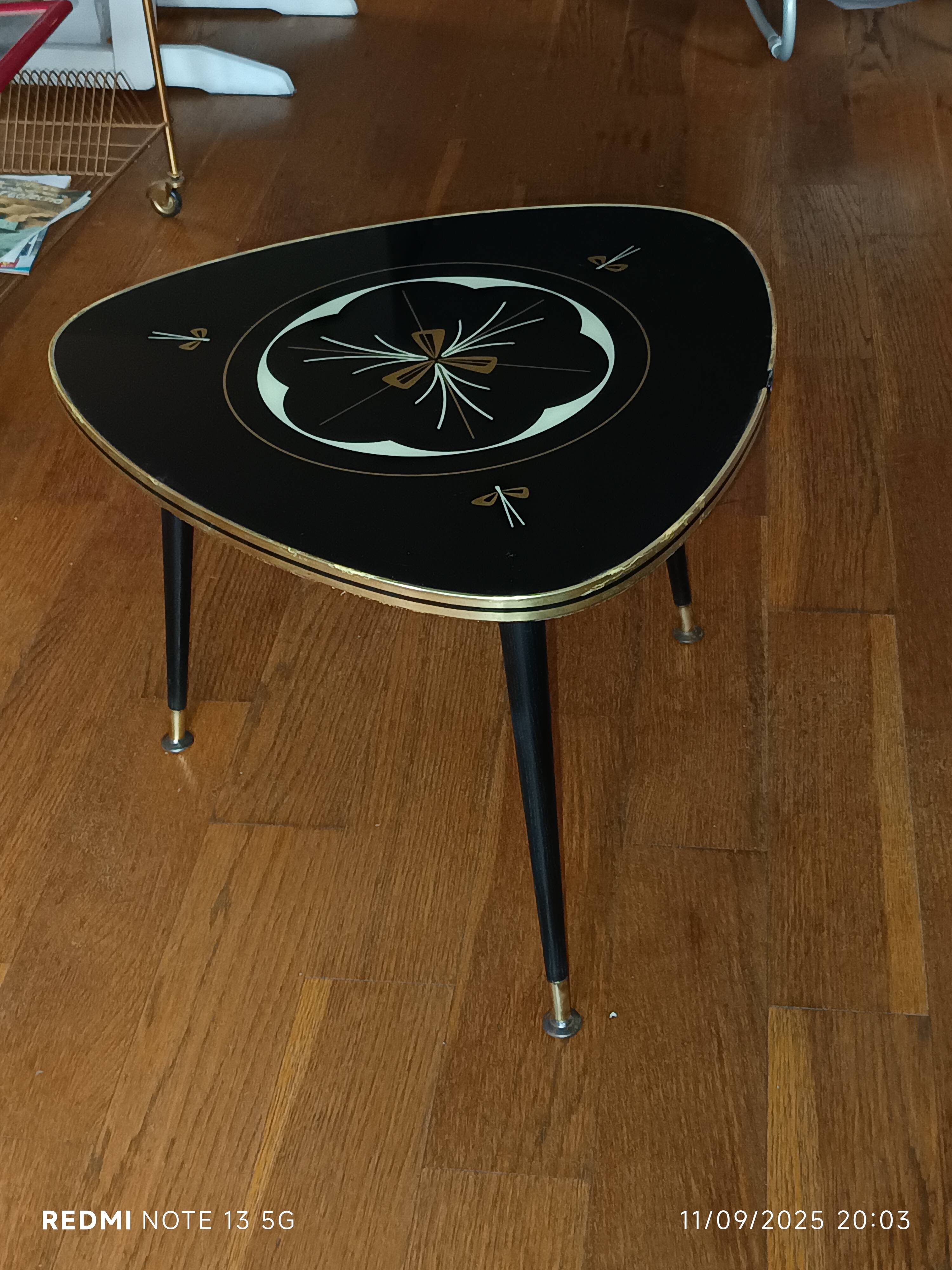Tripod coffee table, 1960s