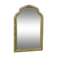Imposing neo-classical mirror, wood and stucco "Deknudt"