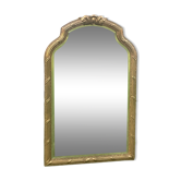 Imposing neo-classical mirror, wood and stucco "Deknudt"