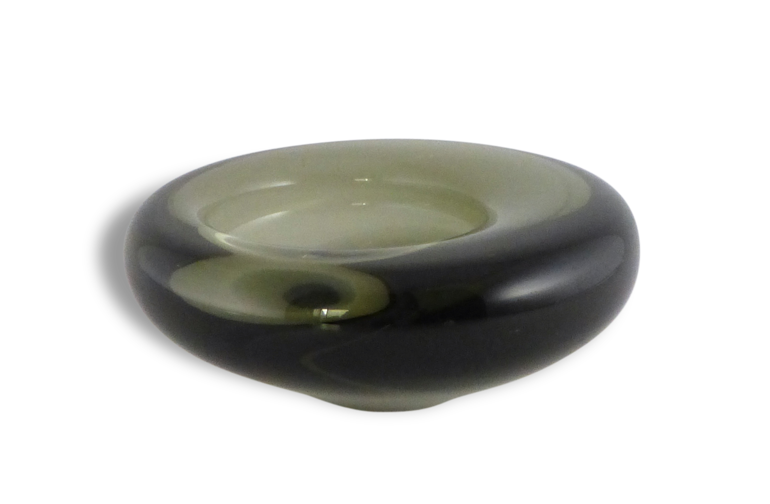 Cut smoked glass Holmegaard - Per Lütken - 1960