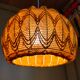 Vintage knit lampshade pendant lamp