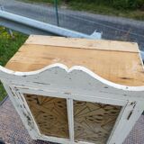 Old glass cabinet pharmacy cabinet