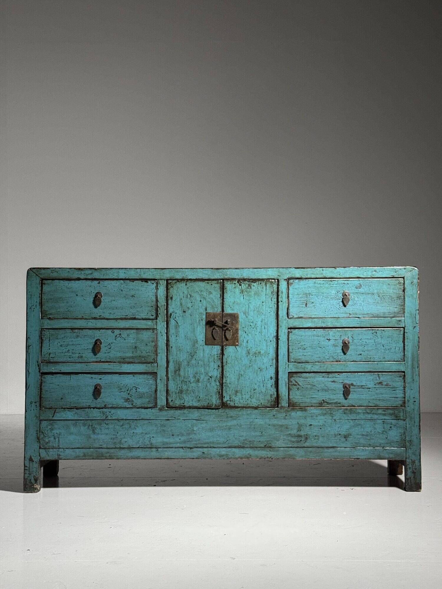 Chinese blue sideboard