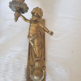 Pair of candlesticks in bronze