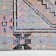 3x8 Ligth Blue Vintage Runner Rug, 77x229Cm