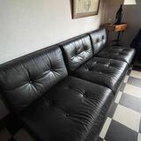 Leather canapé International furniture 70's