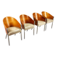 Set of 4 King Costes Dining chairs by Philippe Starck for Aleph, 1980s