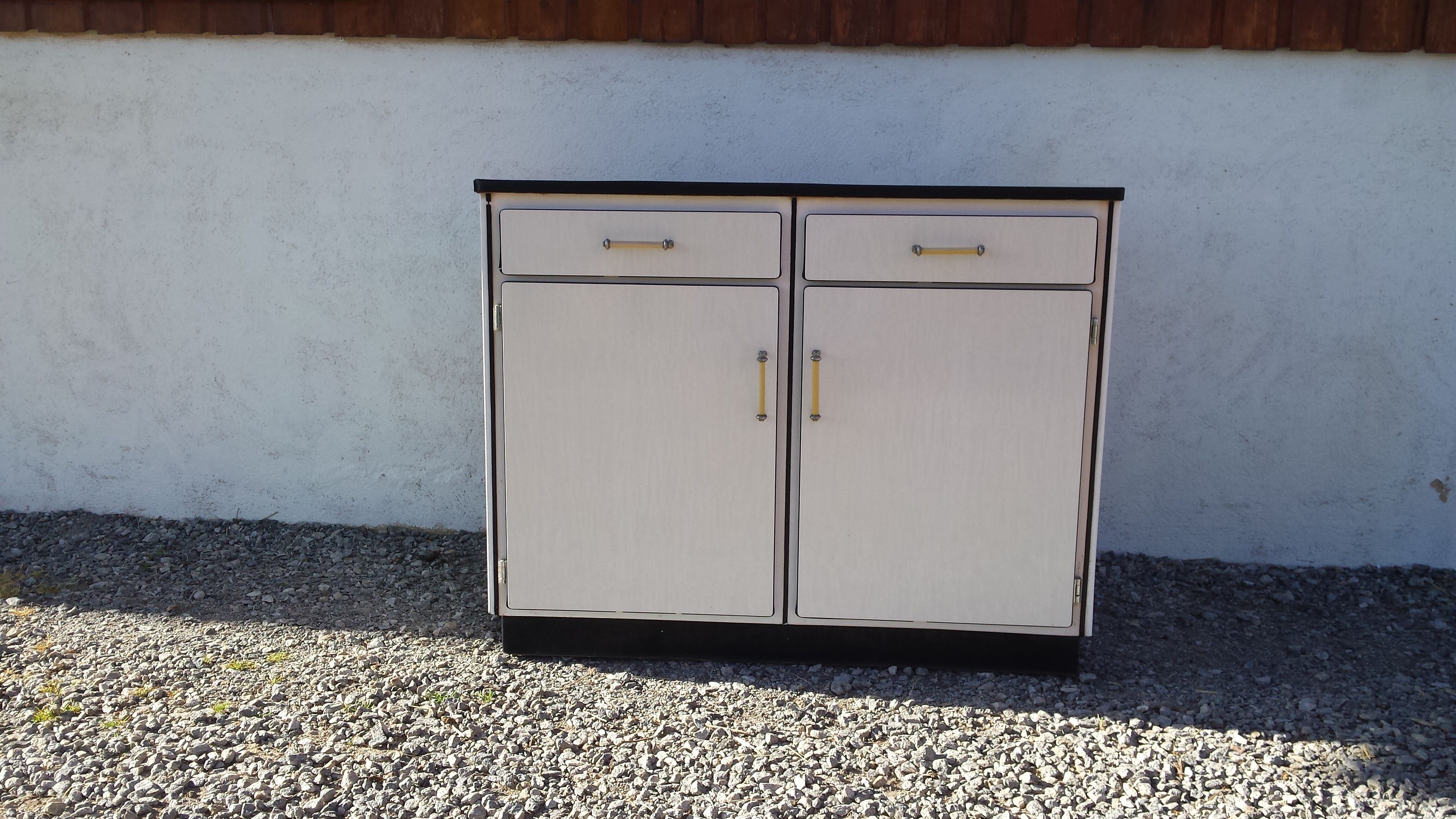 White formica furniture