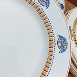 Plat de service rond Longwy