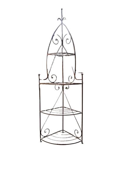 Etagère d'angle en fer forgé - artisanat marocain