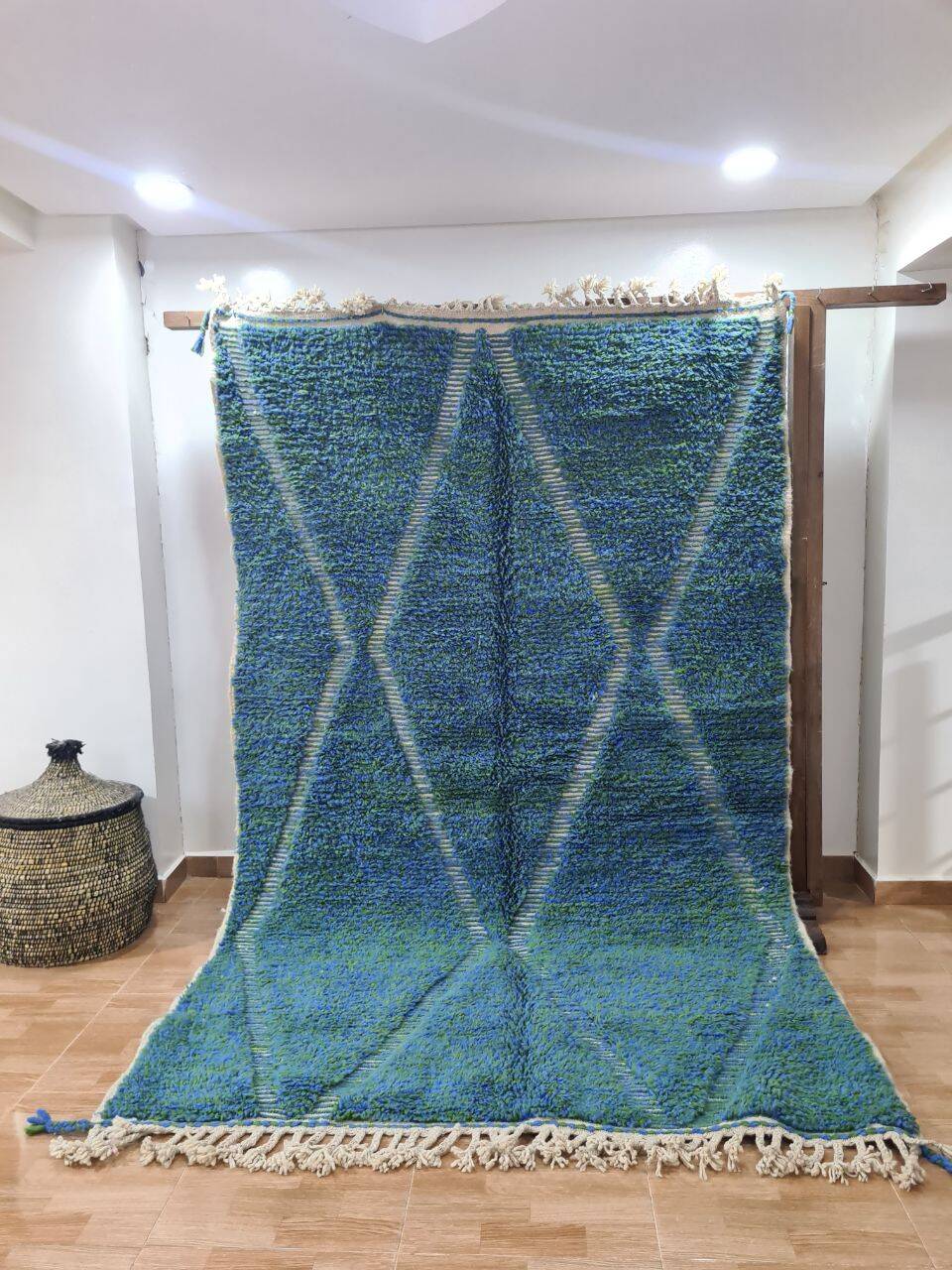Mrirt handmade wool Berber rug 250 X 150 CM