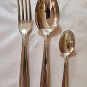 Silver-plated cutlery set - monaco grand prix model with case