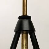 Mid-century minimalist tripod floor lamp, 1960s.