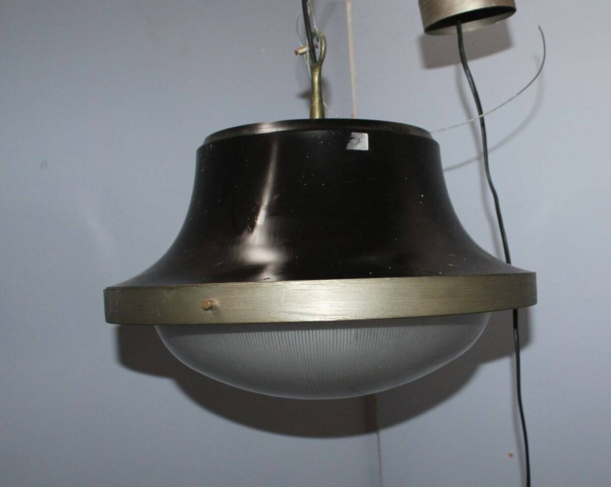 Black ceiling light by Sergio Mazza for Artemide, 1960s
