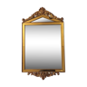 Golden wooden mirror - 87x51cm