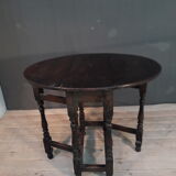 Small table get leg in chene