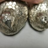 Set Salt + Pepper + Vintage mustard in the shape of birds / quails DLG Mauro Manetti